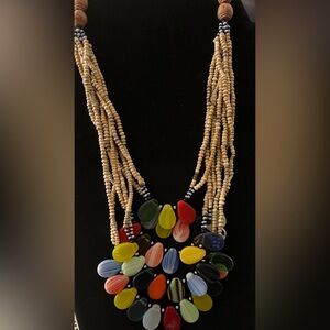 Wedding trade bead necklace